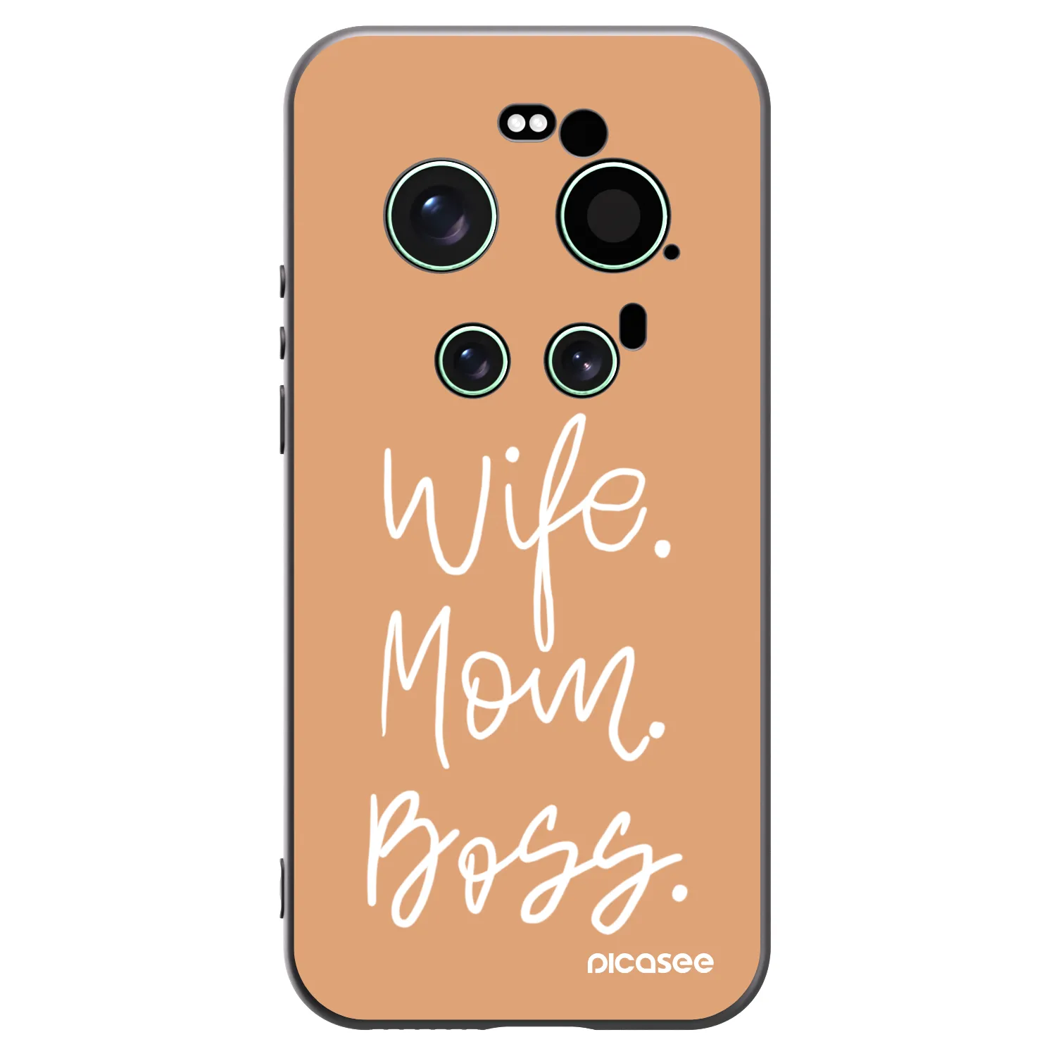Picasee silikonový černý obal pro Xiaomi 17 Ultra - Boss Mama