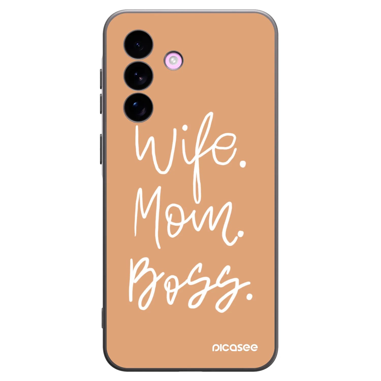Picasee silikonový černý obal pro Samsung Galaxy A57 5G - Boss Mama