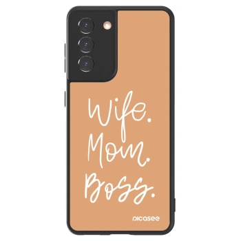 Picasee ULTIMATE CASE pro Samsung Galaxy S21 5G G991B - Boss Mama
