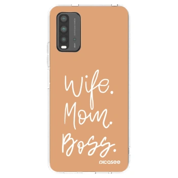 Picasee silikonový černý obal pro Xiaomi Redmi 9T - Boss Mama