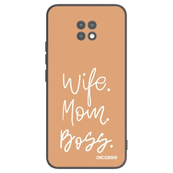 Picasee silikonový černý obal pro Xiaomi Redmi Note 9T - Boss Mama