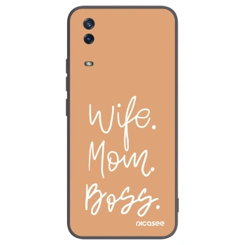 Picasee silikonový černý obal pro Vivo Y11s - Boss Mama