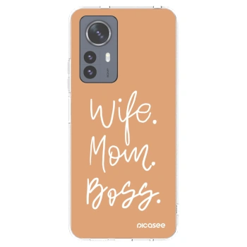 Picasee silikonový průhledný obal pro Xiaomi 12 Pro - Boss Mama