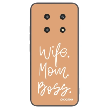 Picasee silikonový černý obal pro Honor Magic4 Lite 5G - Boss Mama