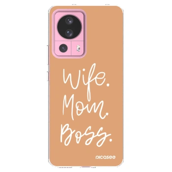 Picasee silikonový průhledný obal pro Xiaomi 13 Lite - Boss Mama