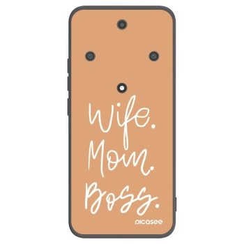 Picasee silikonový černý obal pro Honor Magic5 Lite 5G - Boss Mama