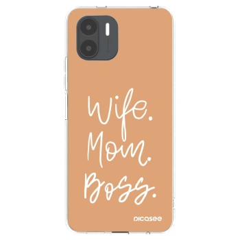 Picasee silikonový průhledný obal pro Xiaomi Redmi A2 - Boss Mama