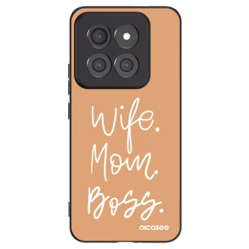 Picasee silikonový černý obal pro Xiaomi 14 Pro - Boss Mama