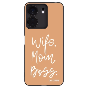 Picasee silikonový černý obal pro Xiaomi Redmi 13C 4G - Boss Mama