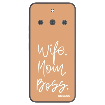Picasee silikonový černý obal pro Realme 11 Pro+ - Boss Mama