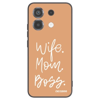 Picasee silikonový černý obal pro Xiaomi Poco X6 - Boss Mama