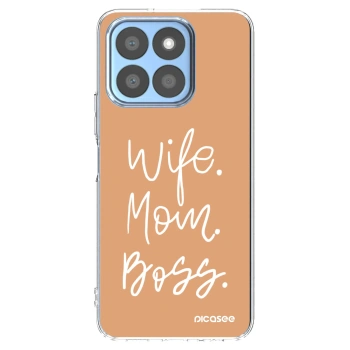 Picasee silikonový průhledný obal pro Honor X8b - Boss Mama