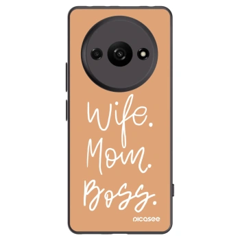 Picasee silikonový černý obal pro Xiaomi Redmi A3 - Boss Mama