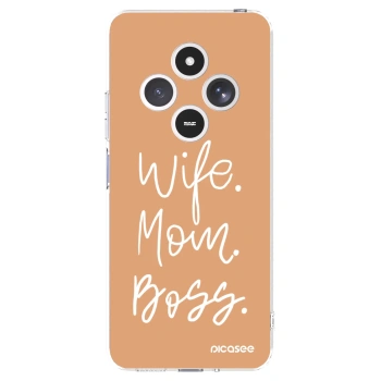 Picasee silikonový průhledný obal pro Xiaomi Redmi 14C - Boss Mama