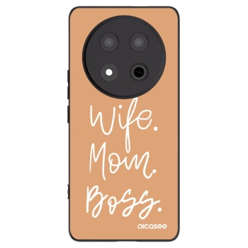 Picasee silikonový černý obal pro Honor Magic7 Lite 5G - Boss Mama