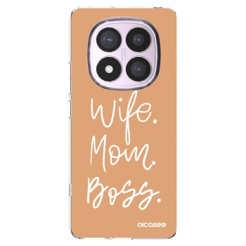 Picasee silikonový průhledný obal pro Xiaomi Redmi Note 14 Pro 4G - Boss Mama