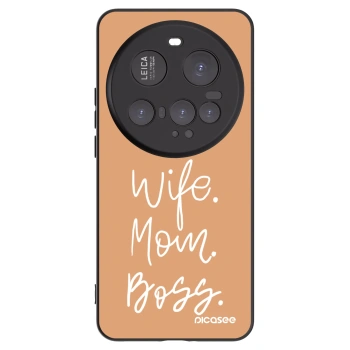 Picasee silikonový černý obal pro Xiaomi 15 Ultra - Boss Mama