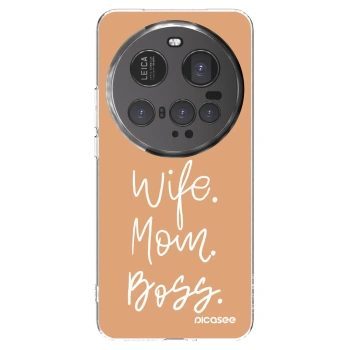 Picasee silikonový průhledný obal pro Xiaomi 15 Ultra - Boss Mama
