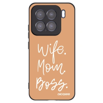 Picasee silikonový černý obal pro Xiaomi 15 - Boss Mama