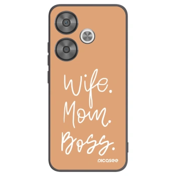 Picasee silikonový černý obal pro Xiaomi Poco F6 - Boss Mama