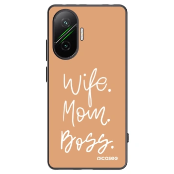 Picasee silikonový černý obal pro Xiaomi Poco F7 Pro 5G - Boss Mama
