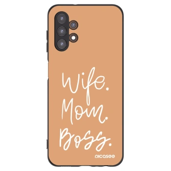 Picasee silikonový černý obal pro Samsung Galaxy A13 5G - Boss Mama