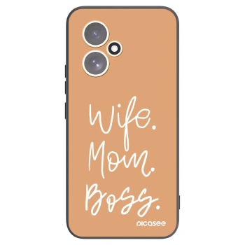 Picasee silikonový černý obal pro Honor 400 5G - Boss Mama