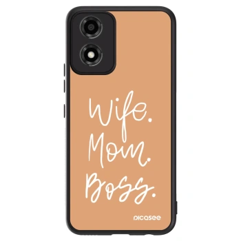 Obal pro Motorola Moto E14 - Boss Mama
