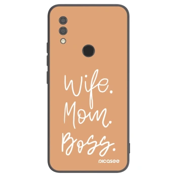 Picasee silikonový černý obal pro Xiaomi Redmi 7 - Boss Mama