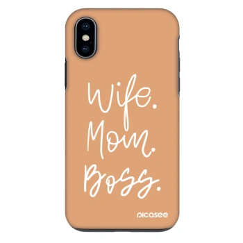 Obal pro Apple iPhone X/XS - Boss Mama