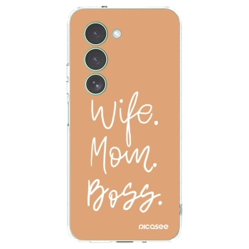 Picasee silikonový průhledný obal pro Xiaomi Redmi 15 5G - Boss Mama