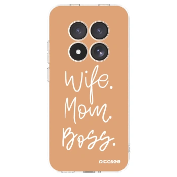 Picasee silikonový průhledný obal pro Xiaomi Redmi Note 15 Pro 4G - Boss Mama