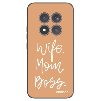 Picasee silikonový černý obal pro Xiaomi Redmi Note 15 Pro+ - Boss Mama