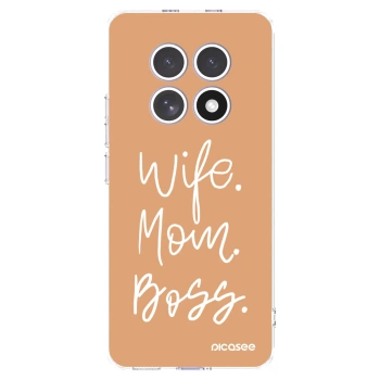 Picasee silikonový průhledný obal pro Xiaomi Redmi Note 15 - Boss Mama