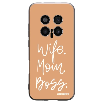 Picasee silikonový černý obal pro Honor Magic8 Pro 5G - Boss Mama