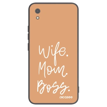 Picasee silikonový černý obal pro Xiaomi Redmi 7A - Boss Mama