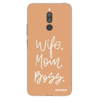 Picasee silikonový průhledný obal pro Xiaomi Redmi 8 - Boss Mama