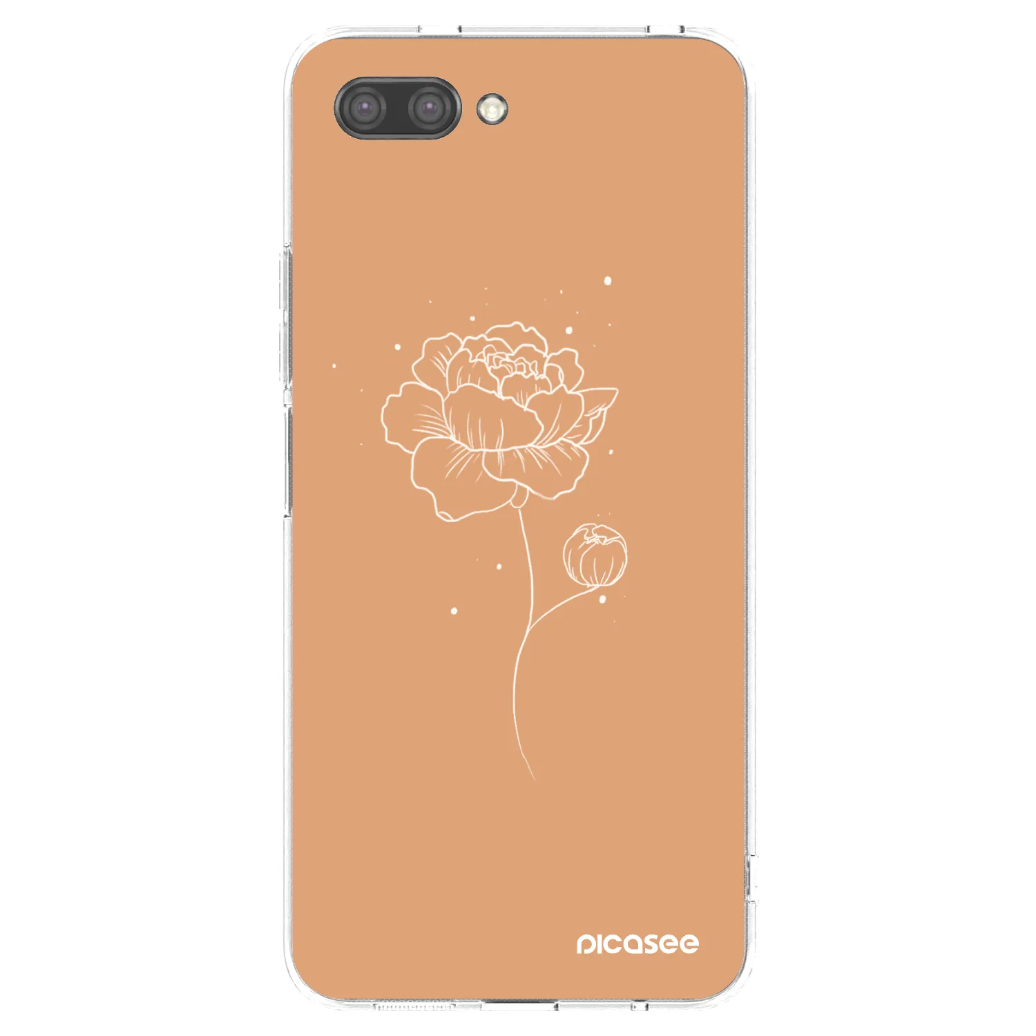 Picasee silikonový průhledný obal pro Honor 10 - Peonies