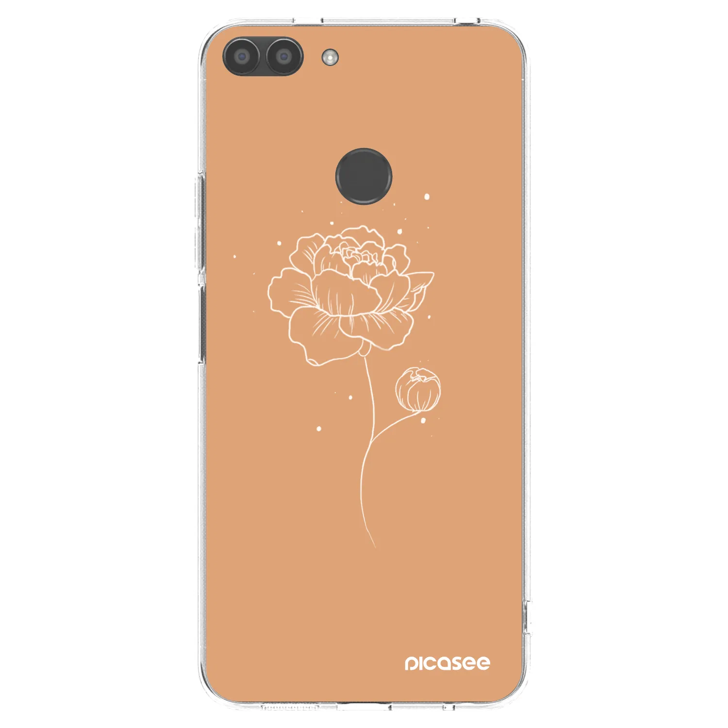 Picasee silikonový průhledný obal pro Huawei P Smart - Peonies