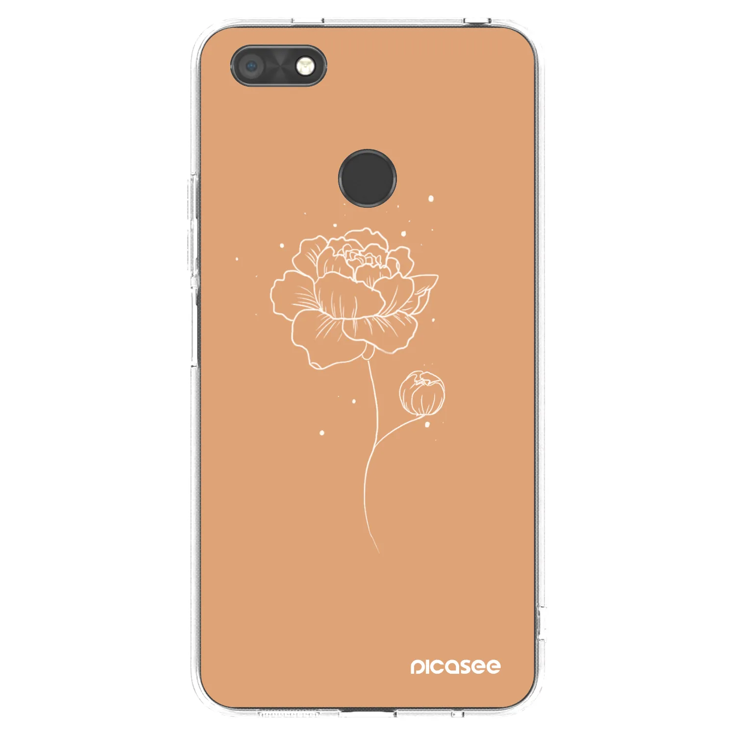 Picasee silikonový průhledný obal pro Huawei P9 Lite Mini - Peonies