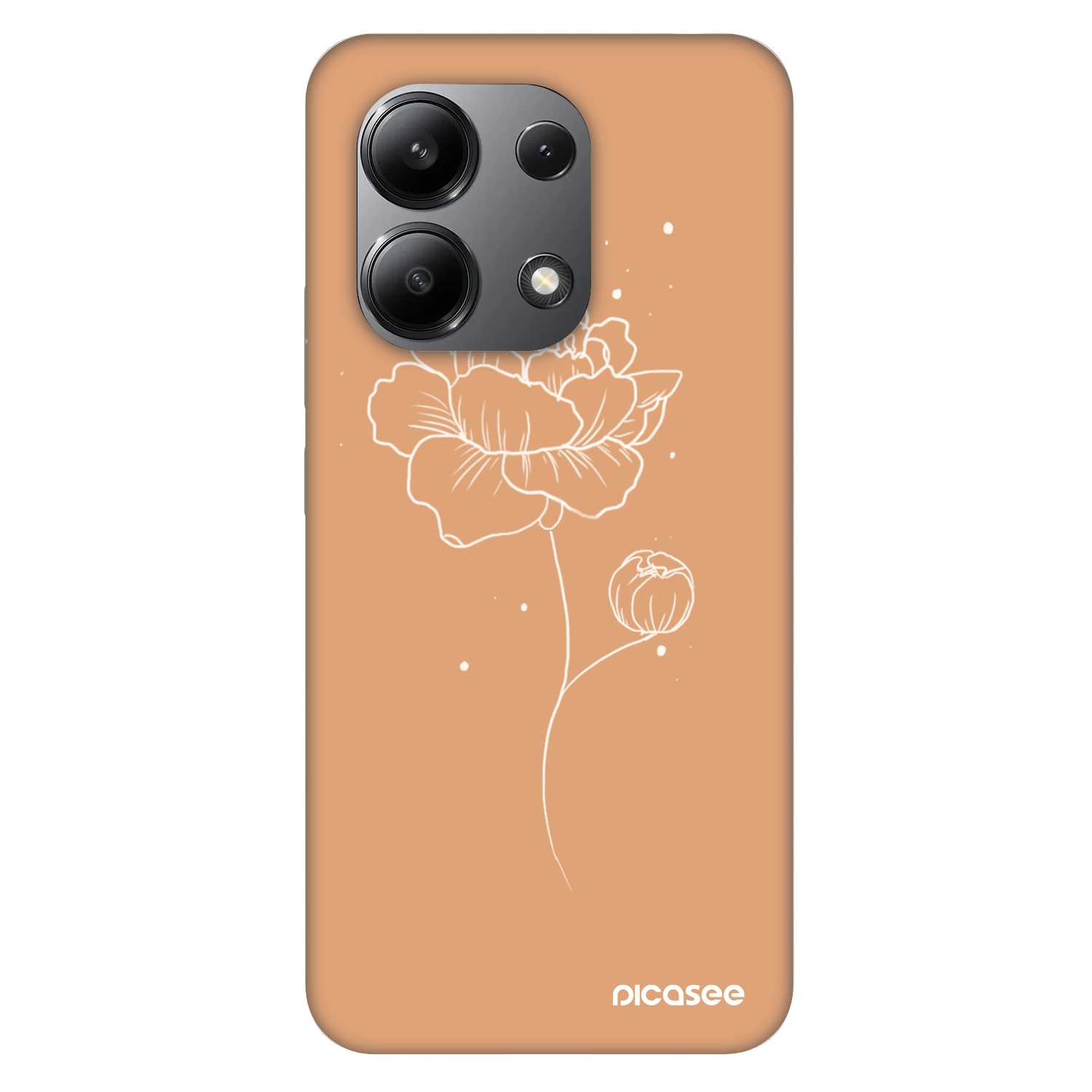 Picasee Fashion Case pro Xiaomi Redmi Note 13 4G - Peonies