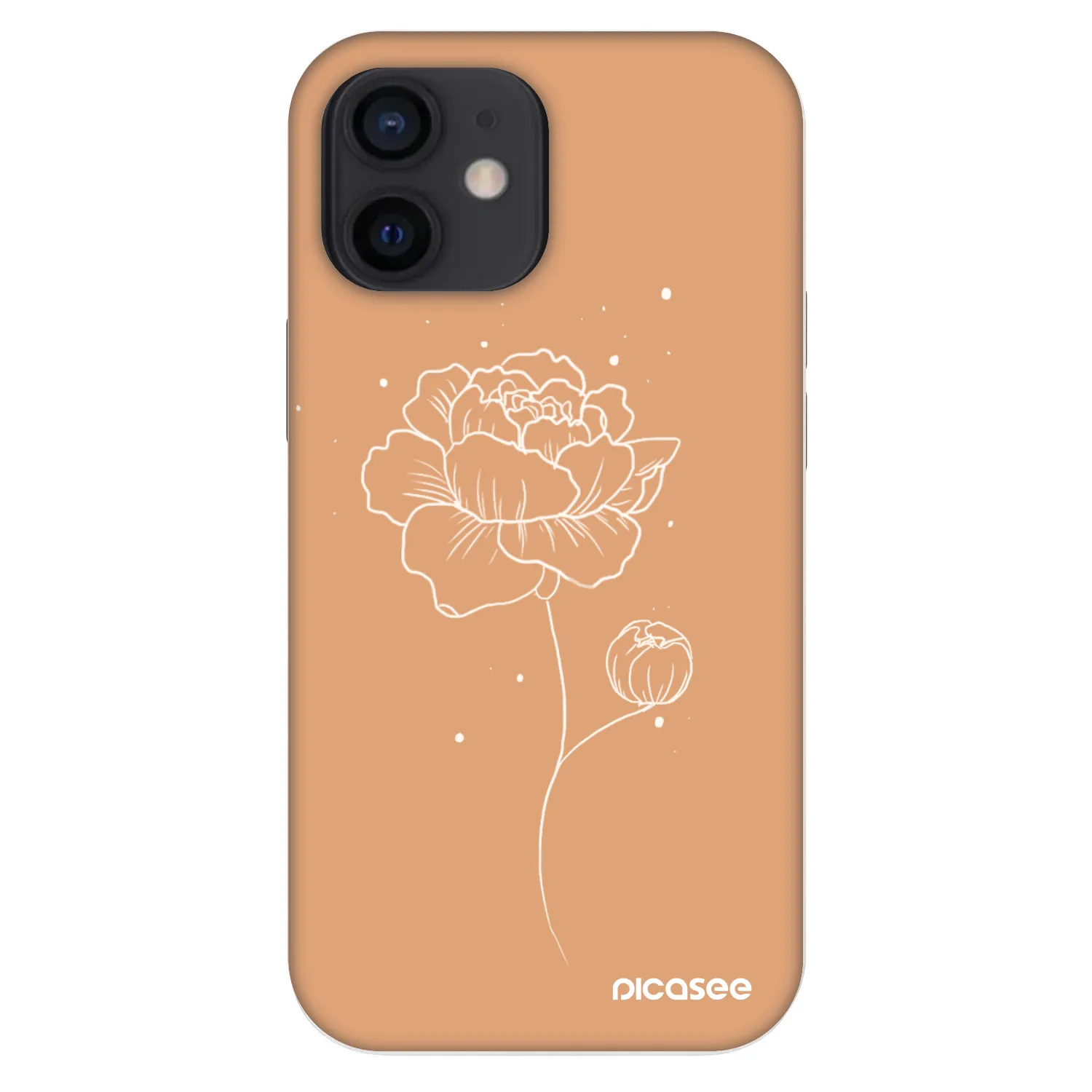 Picasee Fashion Case pro Apple iPhone 12 mini - Peonies