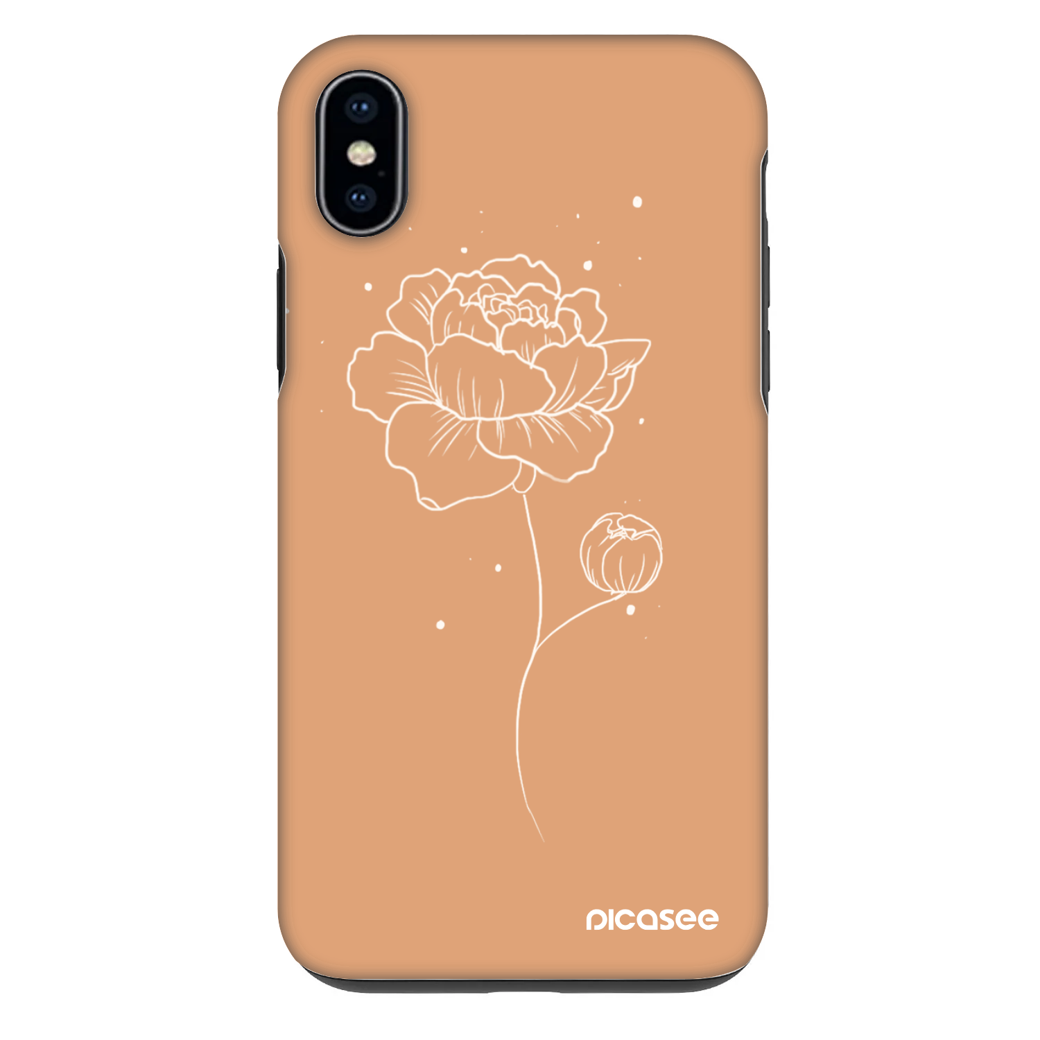 Picasee Fashion Case pro Apple iPhone XS Max - Peonies