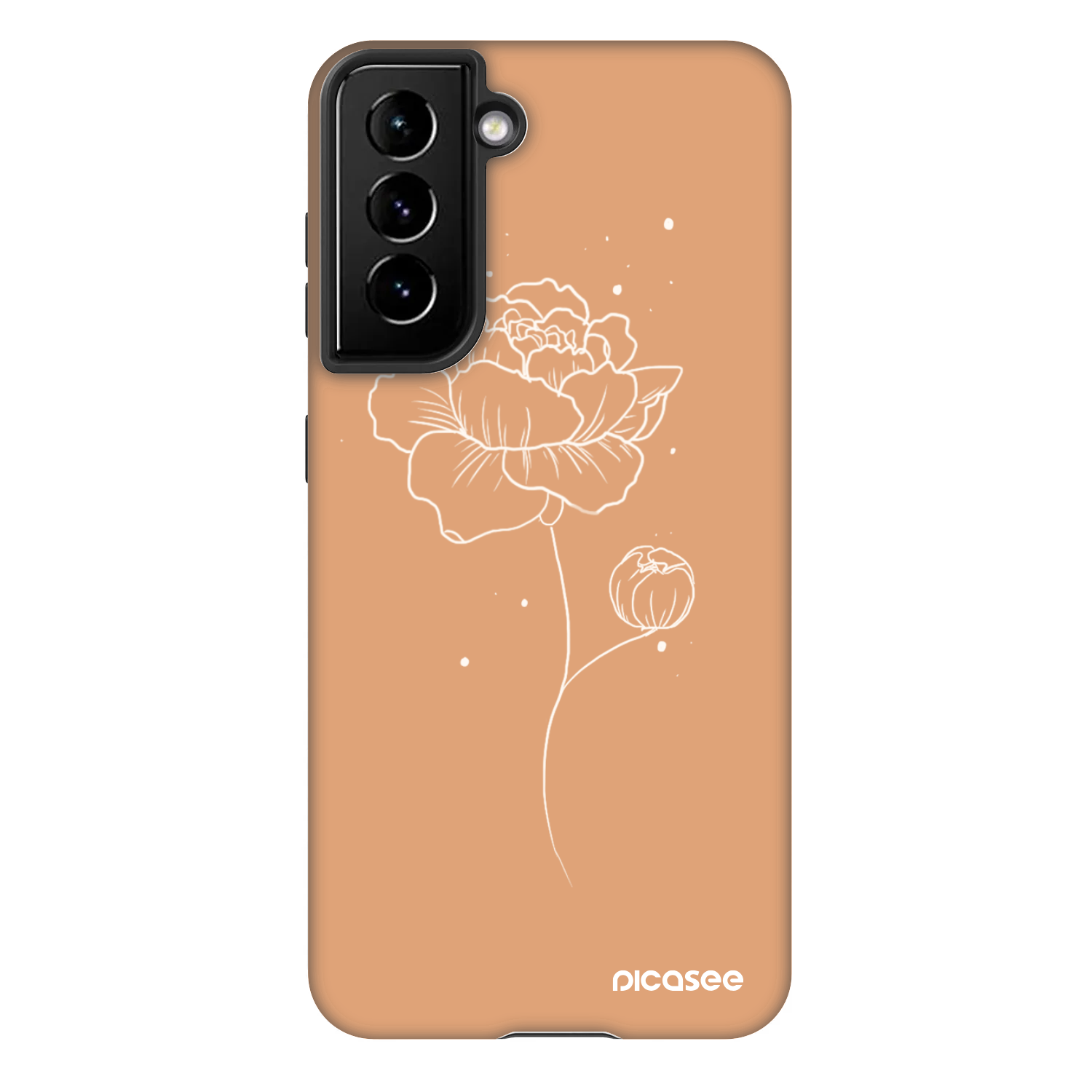 Picasee Fashion Case pro Samsung Galaxy S21 5G G991B - Peonies