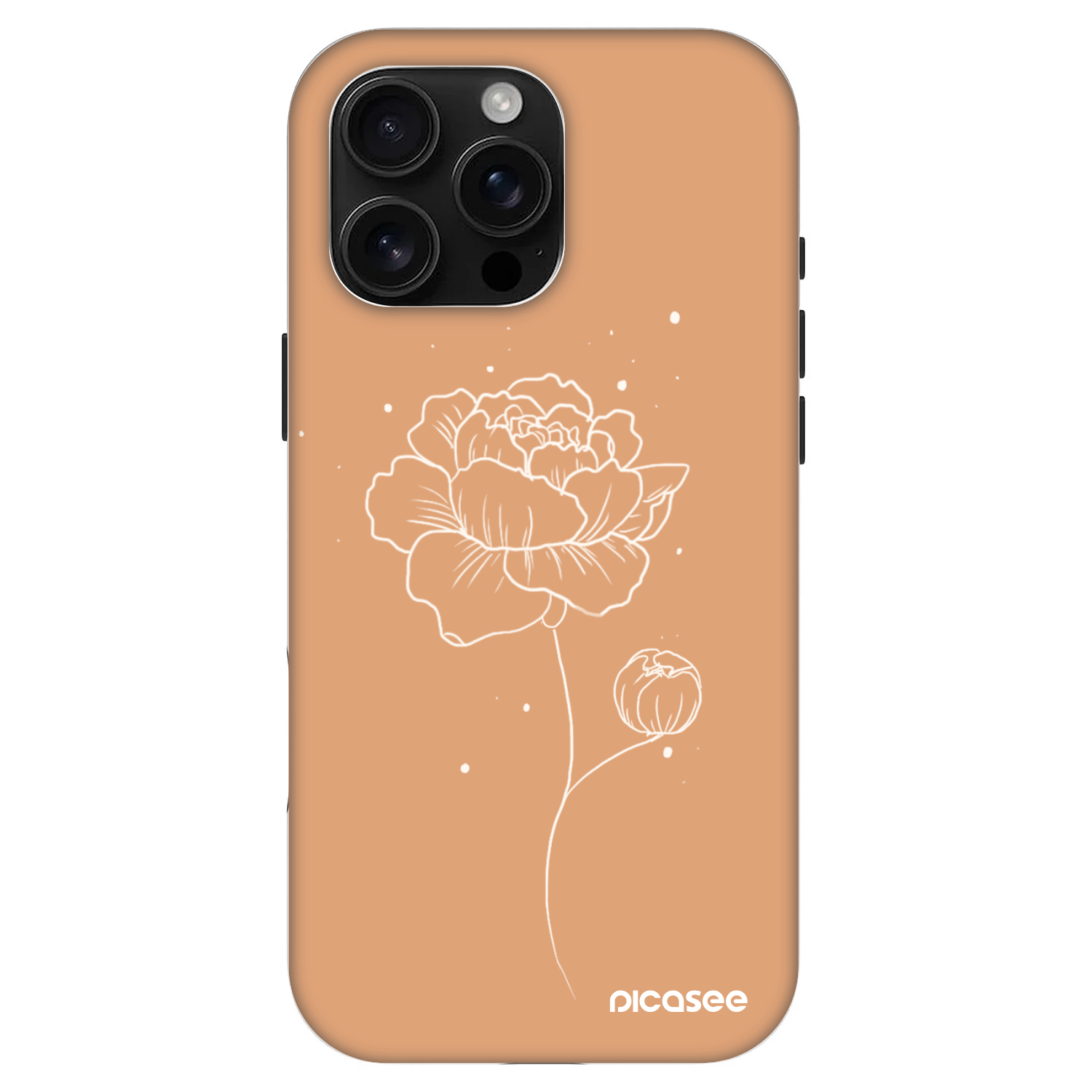 Picasee Fashion Case MagSafe Apple iPhone 16 Pro Max - Peonies