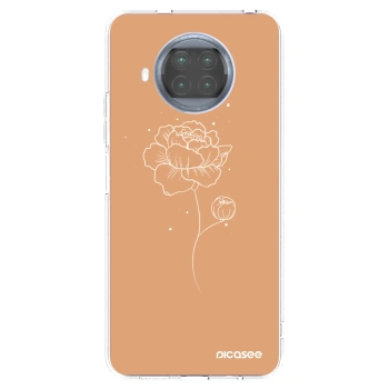Picasee silikonový průhledný obal pro Xiaomi Mi 10T Lite - Peonies