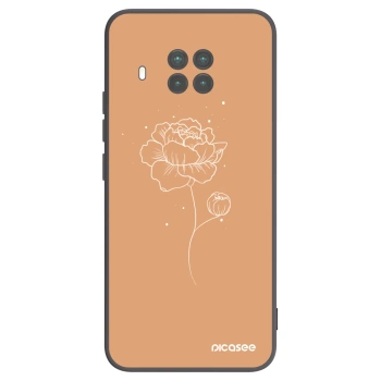 Picasee silikonový černý obal pro Xiaomi Mi 10T Lite - Peonies