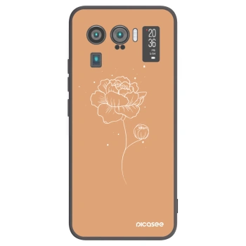 Picasee silikonový černý obal pro Xiaomi Mi 11 Ultra - Peonies