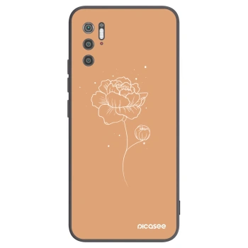 Picasee silikonový černý obal pro Xiaomi Poco M3 Pro 5G - Peonies