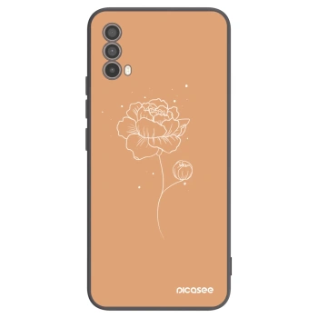 Obal pro Motorola Moto E40 - Peonies